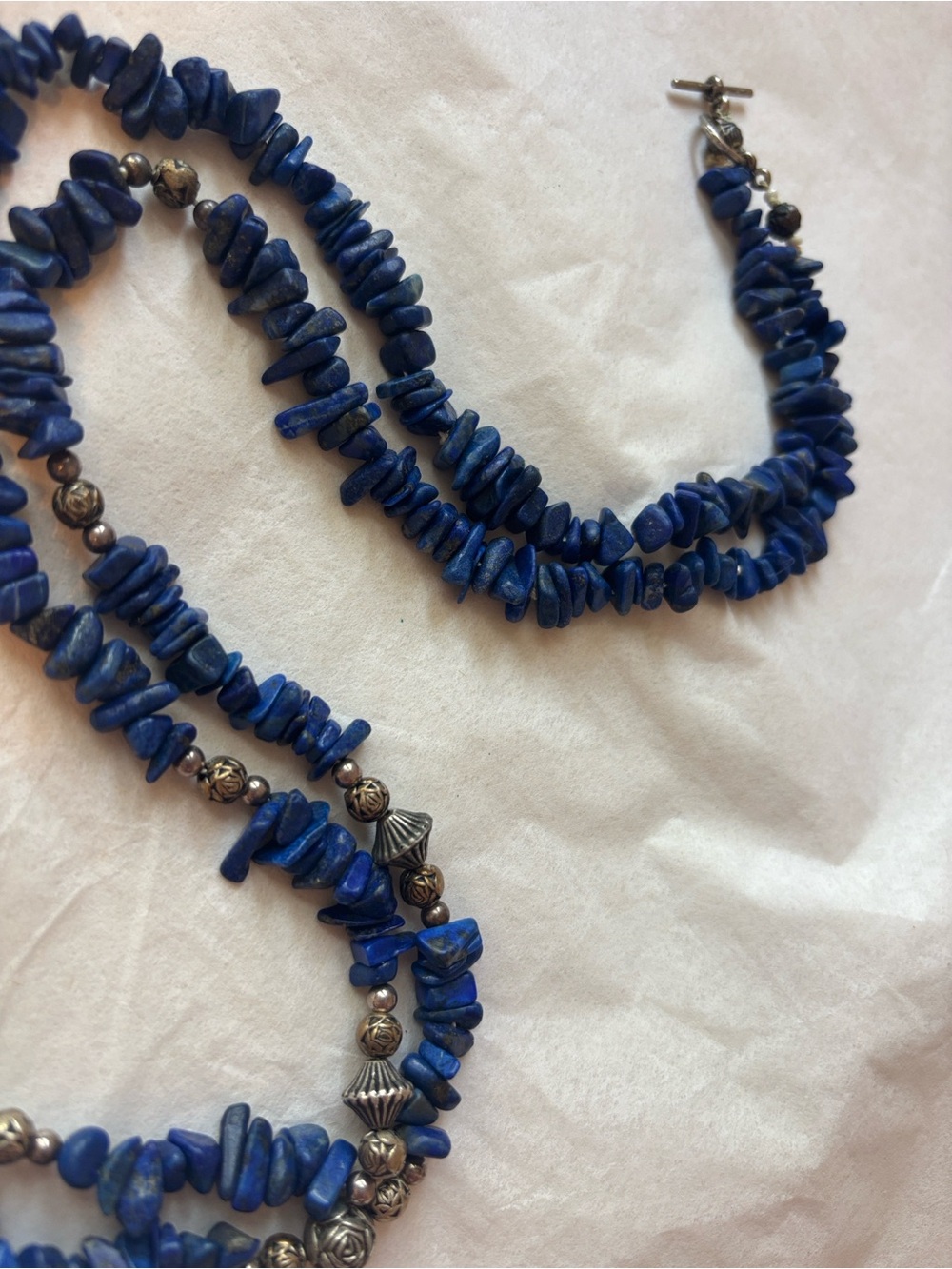 Vintage CHICO’S Blue Sodalite Necklace